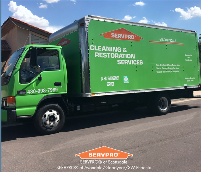 Picture of SERVPRO truck
