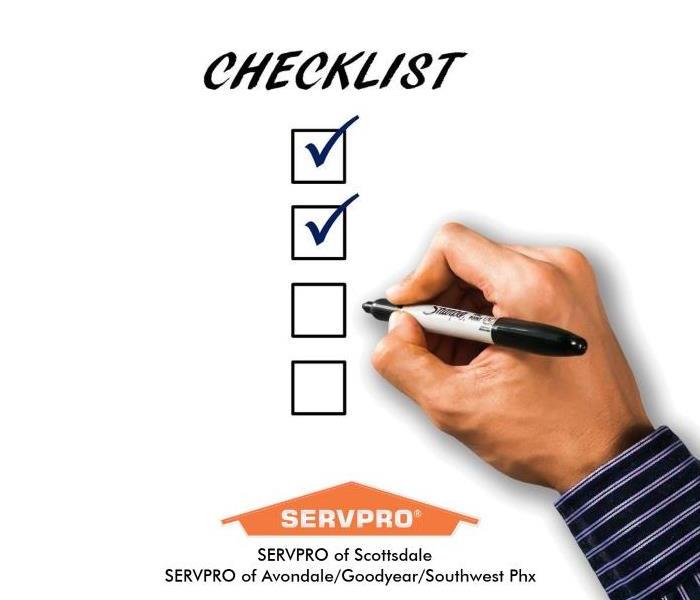 Picture of checklist